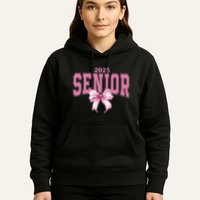 Coquette Senior 2025 Back To School Bow Senior 2025 Hoodie