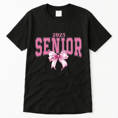 Coquette Senior 2025 Back To School Bow Senior 2025 Tall T-Shirt