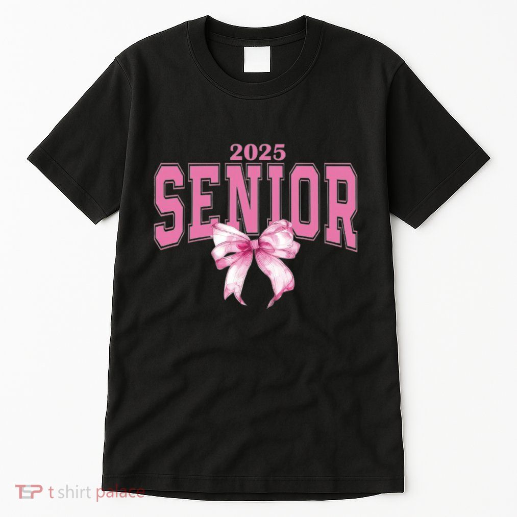 Coquette Senior 2025 Back To School Bow Senior 2025 Tall T-Shirt