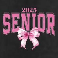 Coquette Senior 2025 Back To School Bow Senior 2025 Beanie