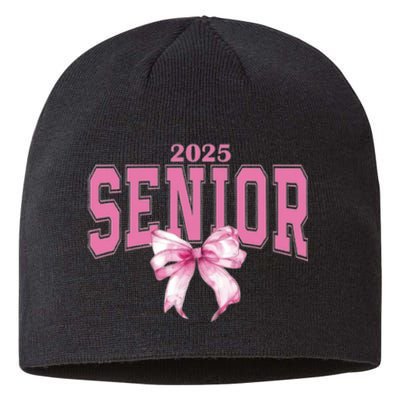 Coquette Senior 2025 Back To School Bow Senior 2025 Sustainable Beanie