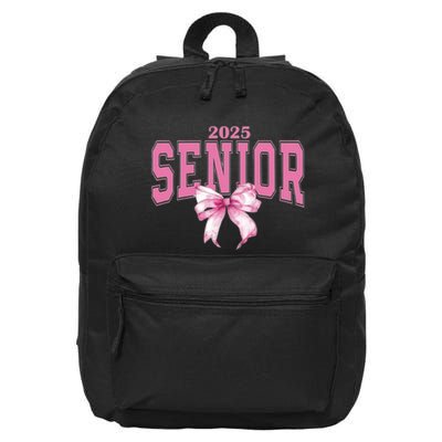 Coquette Senior 2025 Back To School Bow Senior 2025 16 in Basic Backpack