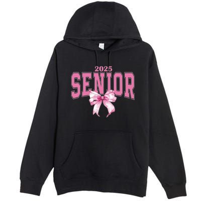 Coquette Senior 2025 Back To School Bow Senior 2025 Premium Pullover Hoodie