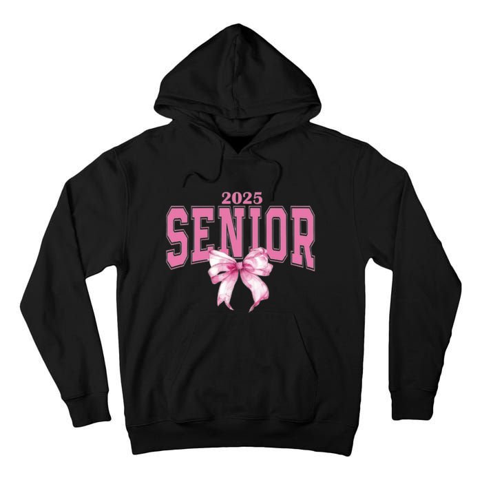 Coquette Senior 2025 Back To School Bow Senior 2025 Tall Hoodie