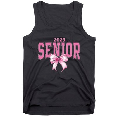 Coquette Senior 2025 Back To School Bow Senior 2025 Tank Top