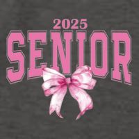 Coquette Senior 2025 Back To School Bow Senior 2025 Vector Backpack