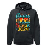 Cruise Squad 2024 Summer Vacation Matching Family Cruise Performance Fleece Hoodie