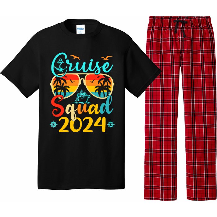 Cruise Squad 2024 Summer Vacation Matching Family Cruise Pajama Set