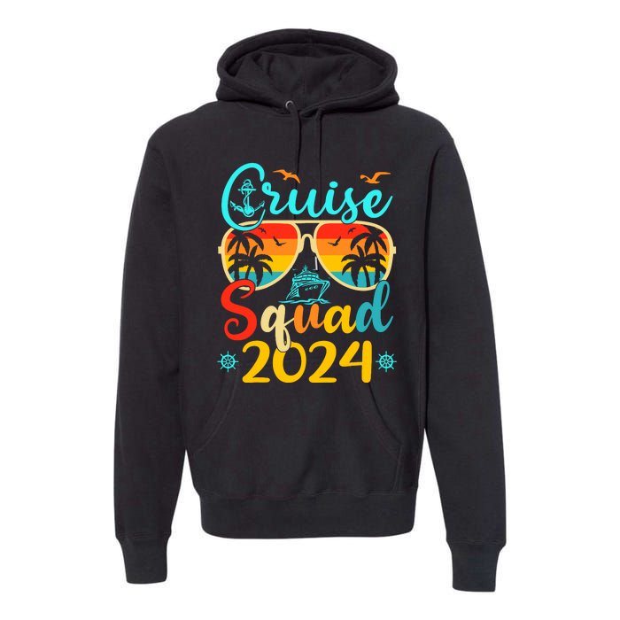 Cruise Squad 2024 Summer Vacation Matching Family Cruise Premium Hoodie