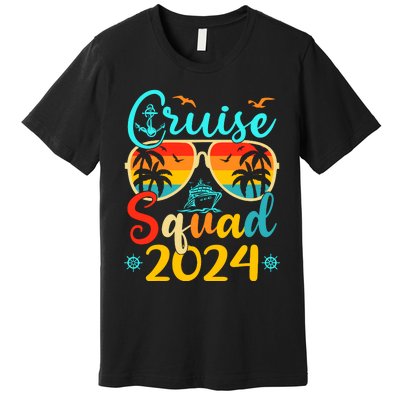 Cruise Squad 2024 Summer Vacation Matching Family Cruise Premium T-Shirt