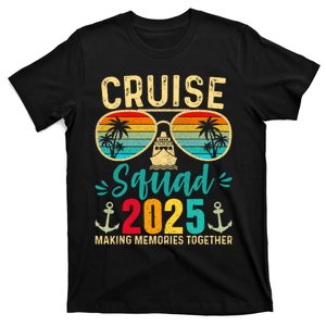 Cruise Squad 2025 Family Friends Vacation Cruising Ship Trip T-Shirt