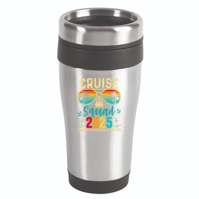 Cruise Squad 2025 Family Friends Vacation Cruising Ship Trip 16oz Travel Tumbler