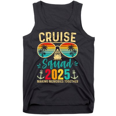 Cruise Squad 2025 Family Friends Vacation Cruising Ship Trip Tank Top