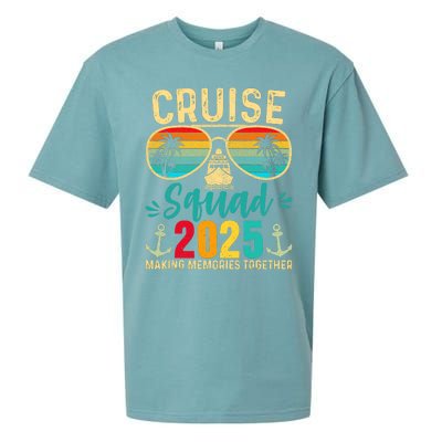 Cruise Squad 2025 Family Friends Vacation Cruising Ship Trip Sueded Cloud Jersey T-Shirt