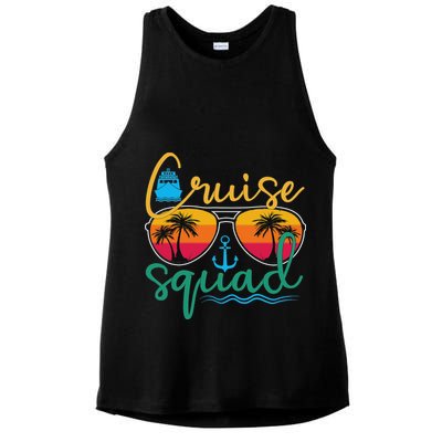 Cruise Squad 2025 Family Vacation Beach Matching Groupe Ladies PosiCharge Tri-Blend Wicking Tank