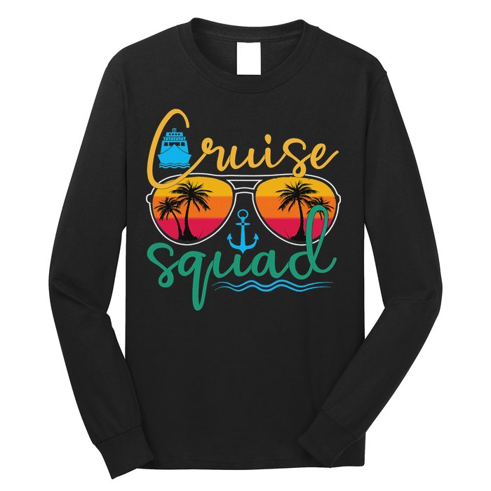Cruise Squad 2025 Family Vacation Beach Matching Groupe Long Sleeve Shirt