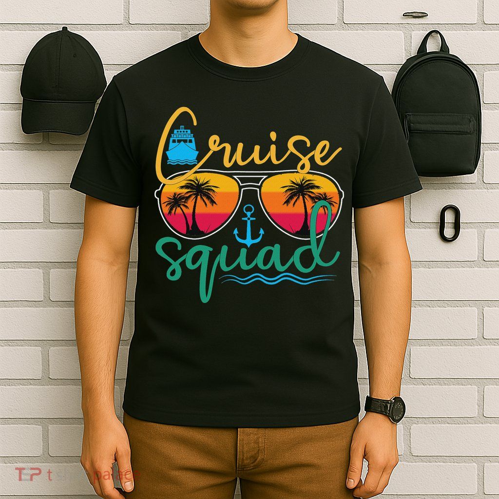 Cruise Squad 2025 Family Vacation Beach Matching Groupe T-Shirt
