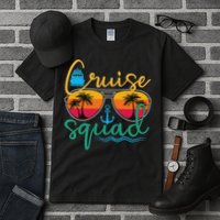 Cruise Squad 2025 Family Vacation Beach Matching Groupe Tall T-Shirt