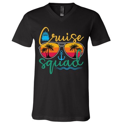 Cruise Squad 2025 Family Vacation Beach Matching Groupe V-Neck T-Shirt