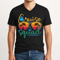 Cruise Squad 2025 Family Vacation Beach Matching Groupe V-Neck T-Shirt