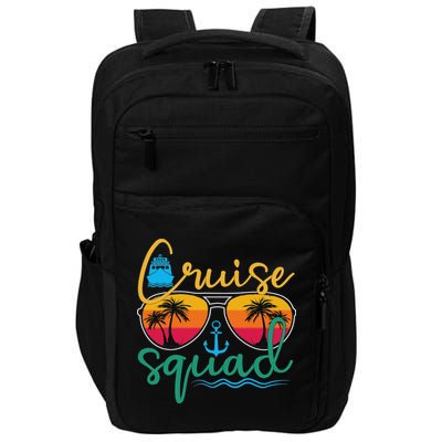 Cruise Squad 2025 Family Vacation Beach Matching Groupe Impact Tech Backpack
