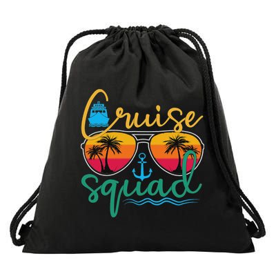 Cruise Squad 2025 Family Vacation Beach Matching Groupe Drawstring Bag