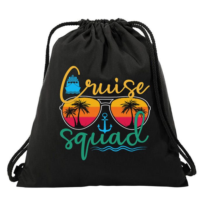 Cruise Squad 2025 Family Vacation Beach Matching Groupe Drawstring Bag