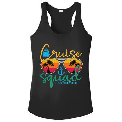 Cruise Squad 2025 Family Vacation Beach Matching Groupe Ladies PosiCharge Competitor Racerback Tank