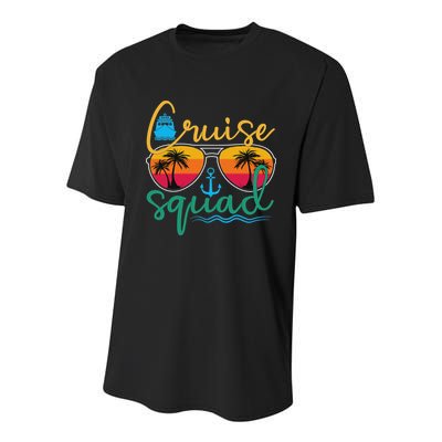 Cruise Squad 2025 Family Vacation Beach Matching Groupe Youth Performance Sprint T-Shirt