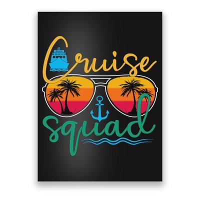 Cruise Squad 2025 Family Vacation Beach Matching Groupe Poster