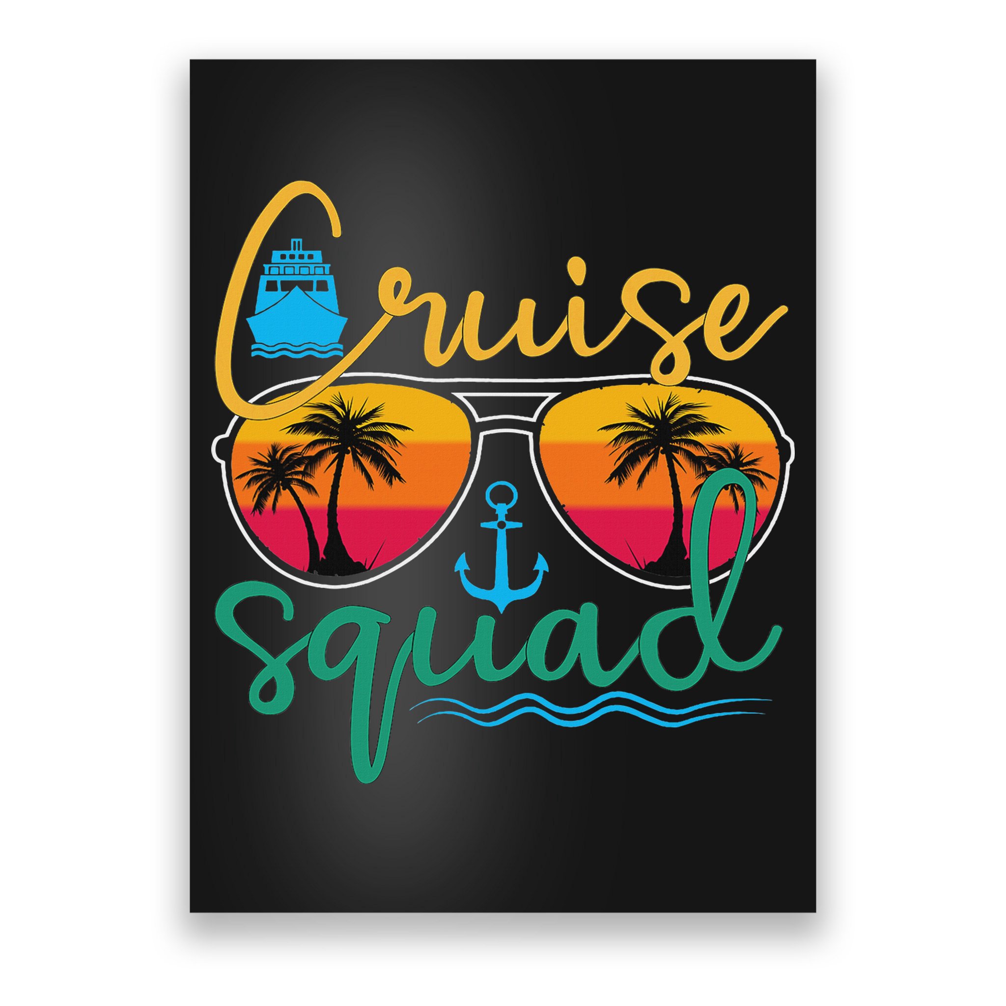 Cruise Squad 2025 Family Vacation Beach Matching Groupe Poster