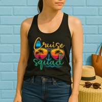 Cruise Squad 2025 Family Vacation Beach Matching Groupe Womens Tank Top