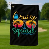 Cruise Squad 2025 Family Vacation Beach Matching Groupe Golf Towel