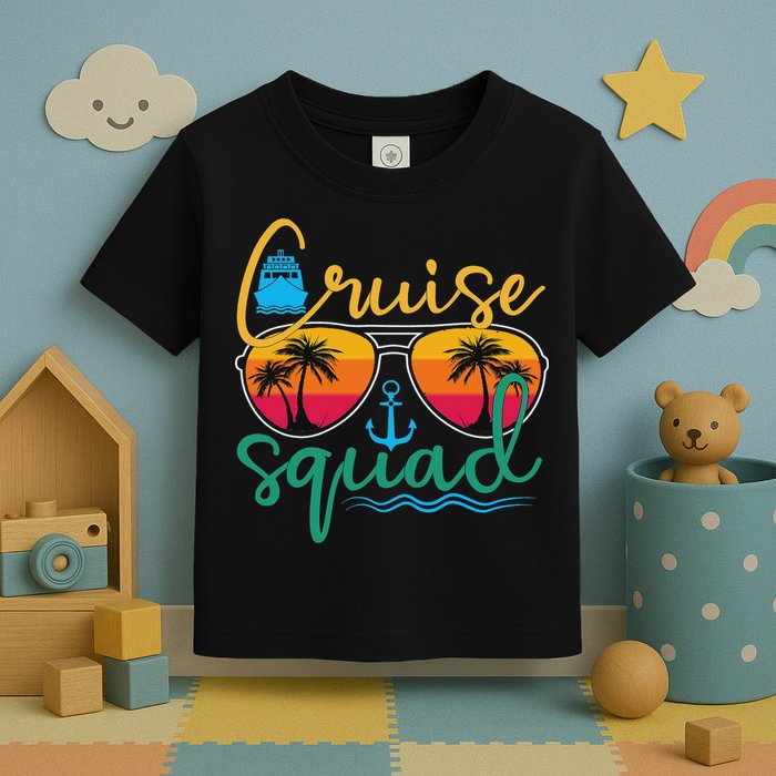 Cruise Squad 2025 Family Vacation Beach Matching Groupe Toddler T-Shirt