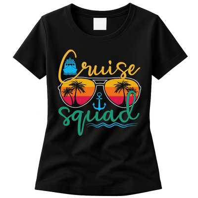 Cruise Squad 2025 Family Vacation Beach Matching Groupe Womens T-Shirt