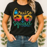 Cruise Squad 2025 Family Vacation Beach Matching Groupe Womens T-Shirt