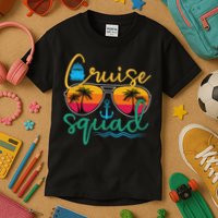 Cruise Squad 2025 Family Vacation Beach Matching Groupe Kids T-Shirt