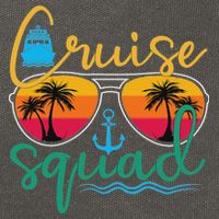 Cruise Squad 2025 Family Vacation Beach Matching Groupe Cotton Canvas Backpack
