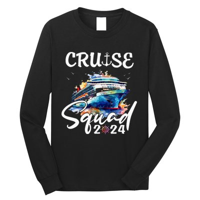 Cruise Squad 2024 Matching Family Cruise Trip Long Sleeve Shirt