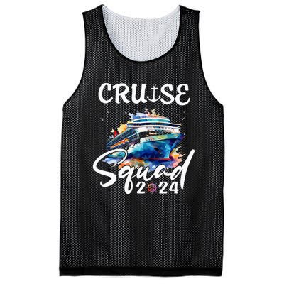 Cruise Squad 2024 Matching Family Cruise Trip Mesh Reversible Basketball Jersey Tank