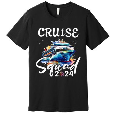 Cruise Squad 2024 Matching Family Cruise Trip Premium T-Shirt