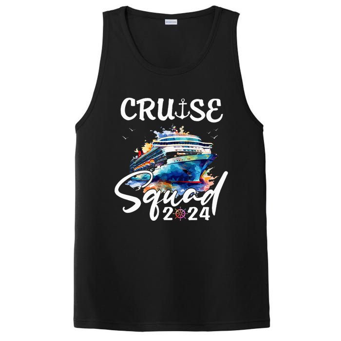 Cruise Squad 2024 Matching Family Cruise Trip PosiCharge Competitor Tank