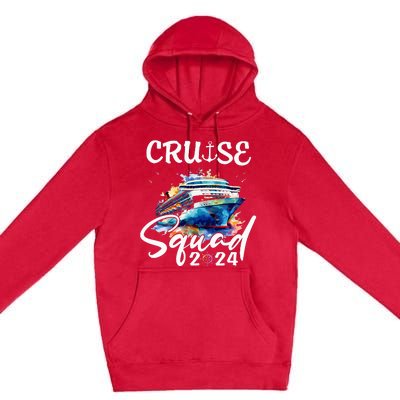 Cruise Squad 2024 Matching Family Cruise Trip Premium Pullover Hoodie