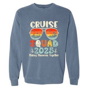 Cruise Squad 2025 Summer Vacation Matching Family Cruise Garment-Dyed Sweatshirt