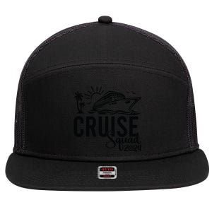 Cruise Squad 2024 Vacation Matching Family 7 Panel Mesh Trucker Snapback Hat