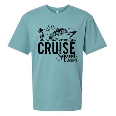 Cruise Squad 2024 Vacation Matching Family Sueded Cloud Jersey T-Shirt