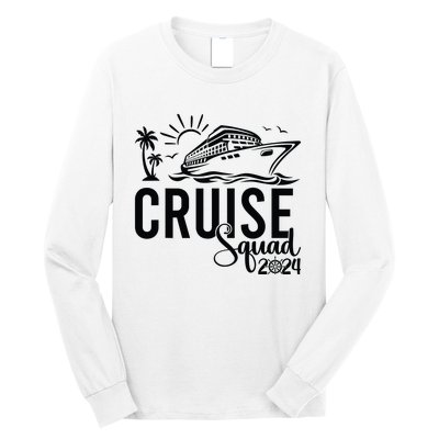 Cruise Squad 2024 Vacation Matching Family Long Sleeve Shirt