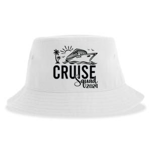 Cruise Squad 2024 Vacation Matching Family Sustainable Bucket Hat