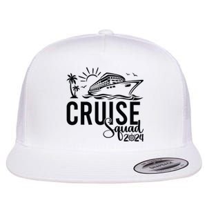 Cruise Squad 2024 Vacation Matching Family Flat Bill Trucker Hat