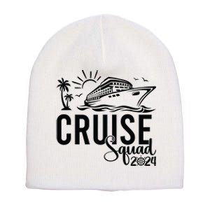 Cruise Squad 2024 Vacation Matching Family Short Acrylic Beanie